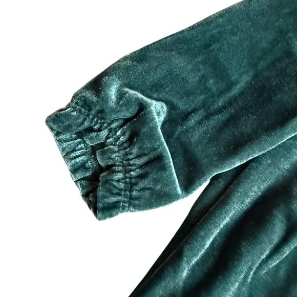 Carter's Emerald Velvet Baby Dress with Bloomers - Picture 4 of 9